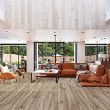 MSI Meliana Amber 9 in. x 48 in. Matte Porcelain Wood Look Floor and Wall Tile (648 sq. ft./Pallet)