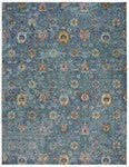 Safavieh Merlot Peri 7 x 7 Fuchsia/Multi Square Indoor Floral/Botanical Oriental Area Rug