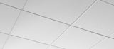 Armstrong Ceilings 24-in x 24-in Mesa 12-Pack White Smooth 9/16-in Drop Acoustic Panel Ceiling Tiles