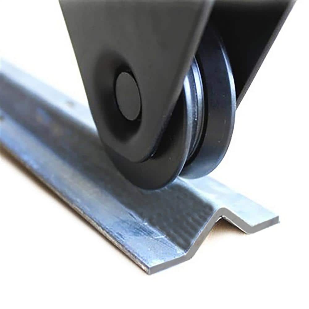 ALEKO Galvanized Steel Gate Inverted V Tracks - 18 ft.