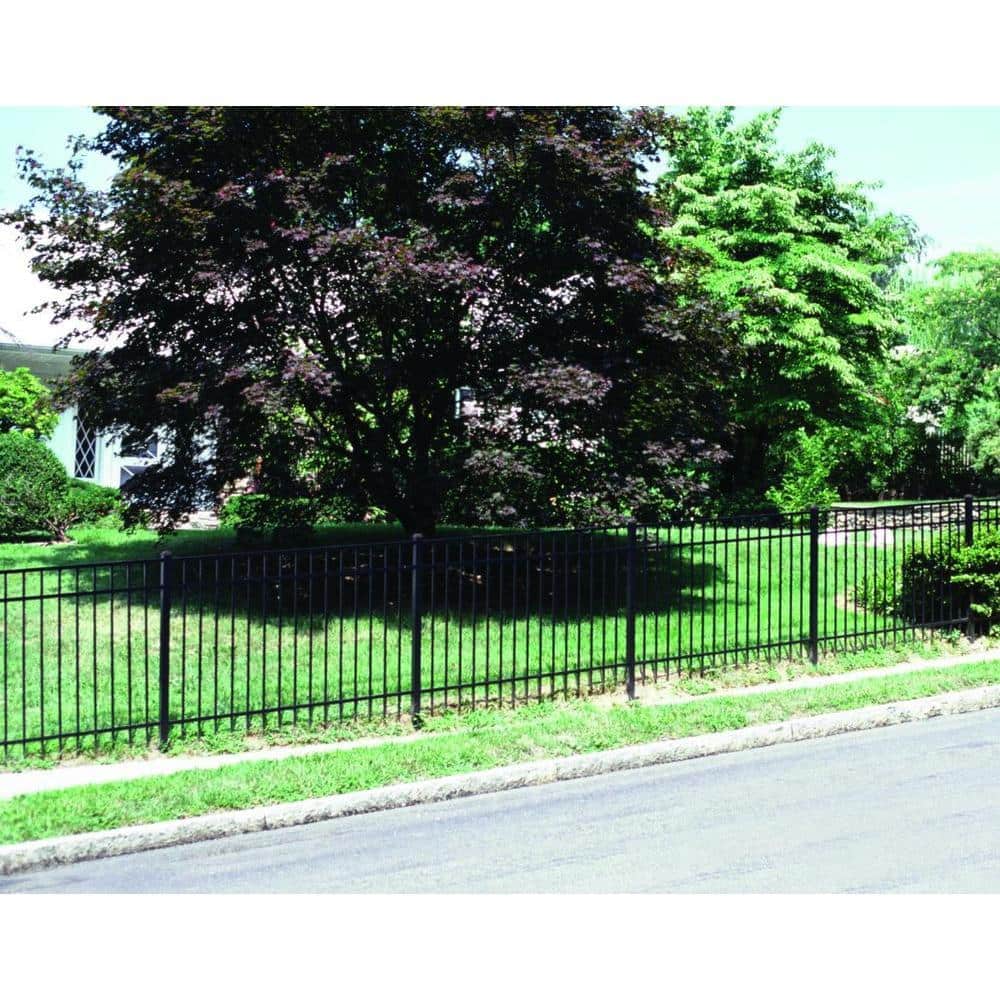 Installed Aluminum Ornamental Metal Fence