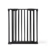 0.6 in. D x 22.04 in. W x 2.42 ft. H Black Metal Fence Rail (All Width 146.46 in.) (6-Piece)