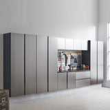 Klair Living Nova Series Wood Base Drawer Wall Mounted Garage Cabinet in Metallic Gray (32 in W x 24 in. H x 20 in D)