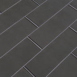 MSI Metallic 4 in. x 12 in. Glossy Glass Gray Subway Tile (5 sq. ft. / case)