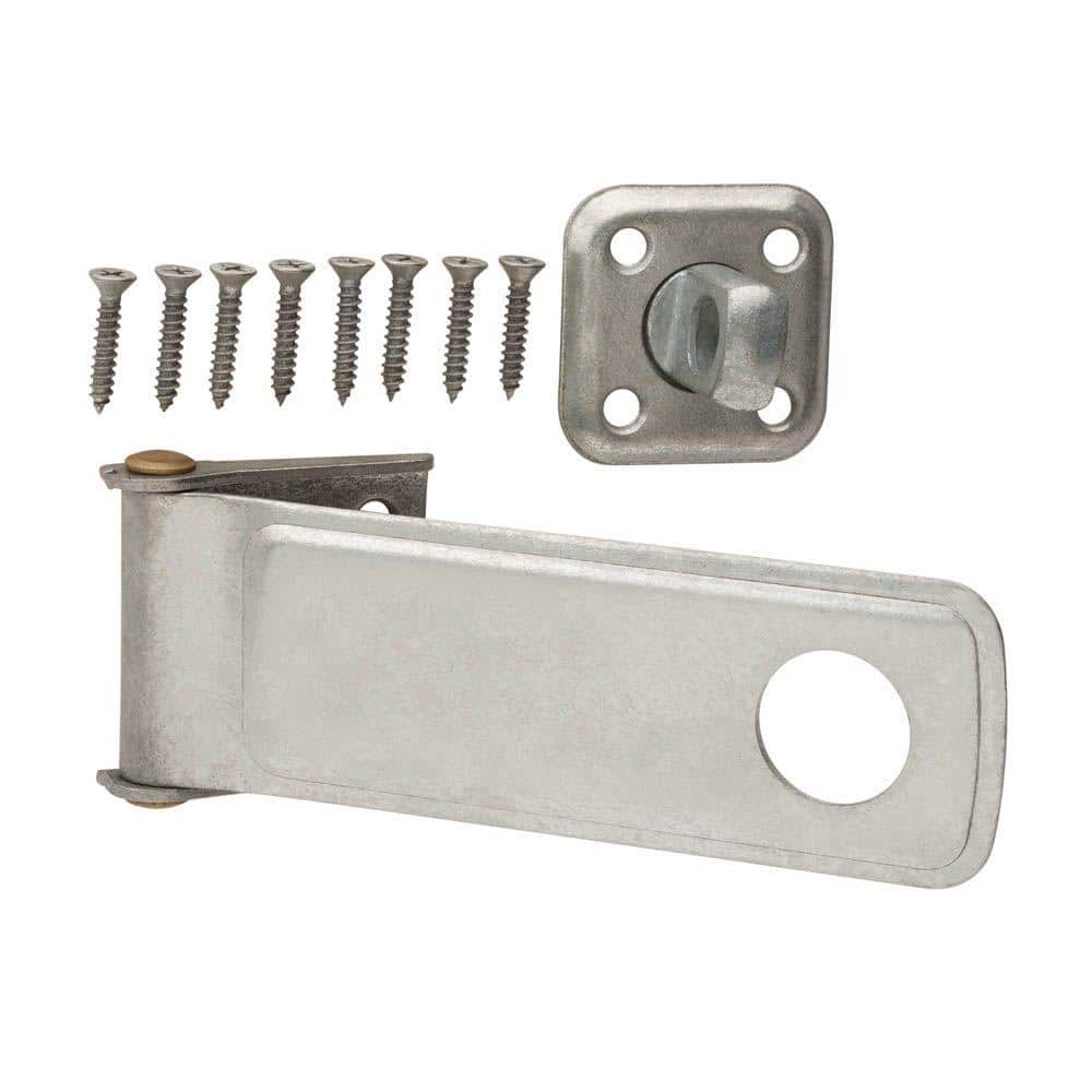 Everbilt 6 in. Galvanized Rotating Post Safety Hasp