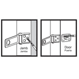 Everbilt 4-1/2 in. Zinc-Plated Latch Post Safety Hasp