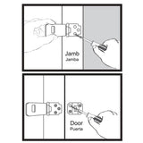 Everbilt 4-1/2 in. Zinc-Plated Adjustable Staple Safety Hasp