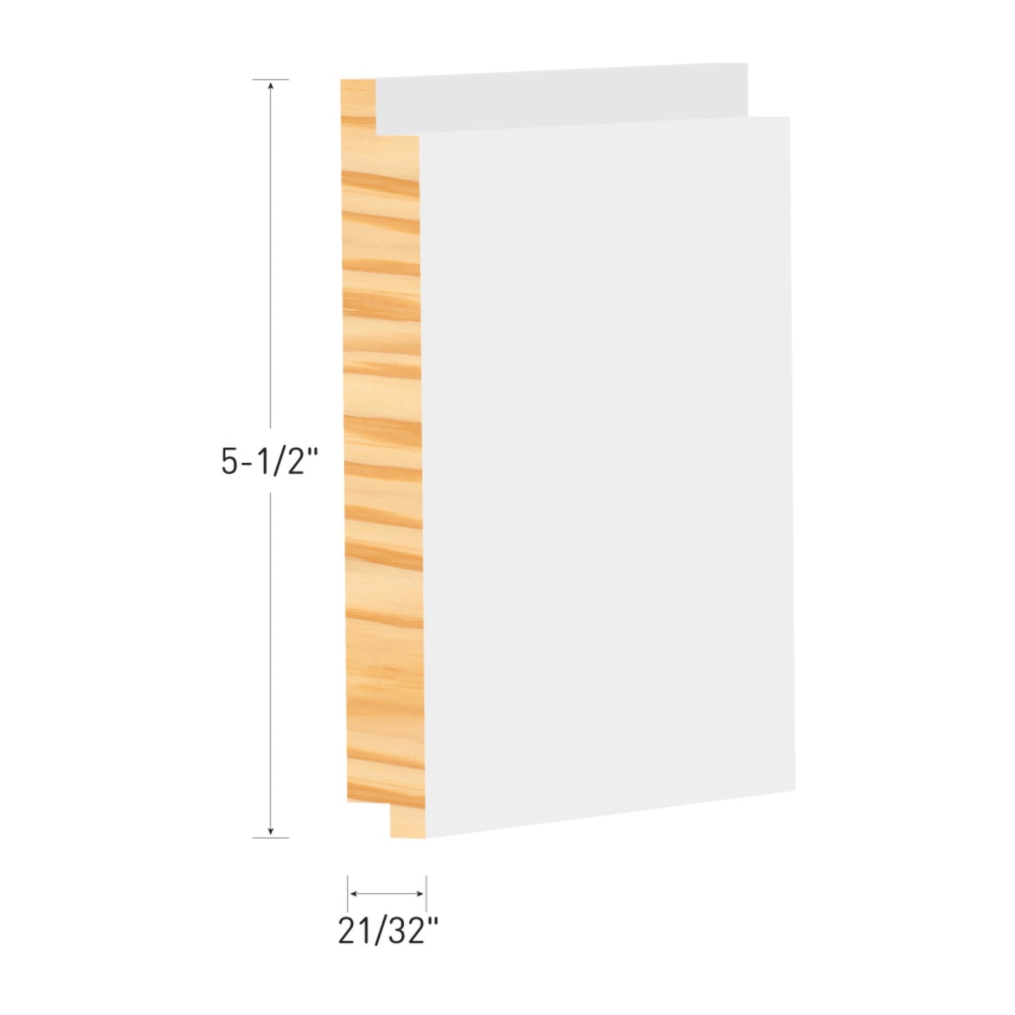 Metrie Finger Joined Pine Shiplap 21/32" x 5-1/2" x 16'