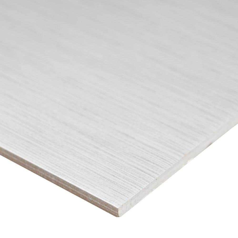 Metro Blanco 12 in. x 24 in. Matte Porcelain Fabric Look Floor and Wall Tile (16 sq. ft./Case)