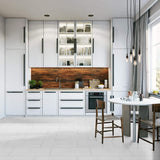 Metro Blanco 12 in. x 24 in. Matte Porcelain Fabric Look Floor and Wall Tile (16 sq. ft./Case)