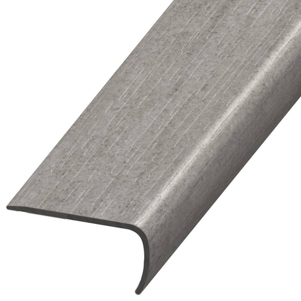 Classy Chic Runway Greige 1 in. T x 2 in. W x 94 in. L Stair Nose Molding