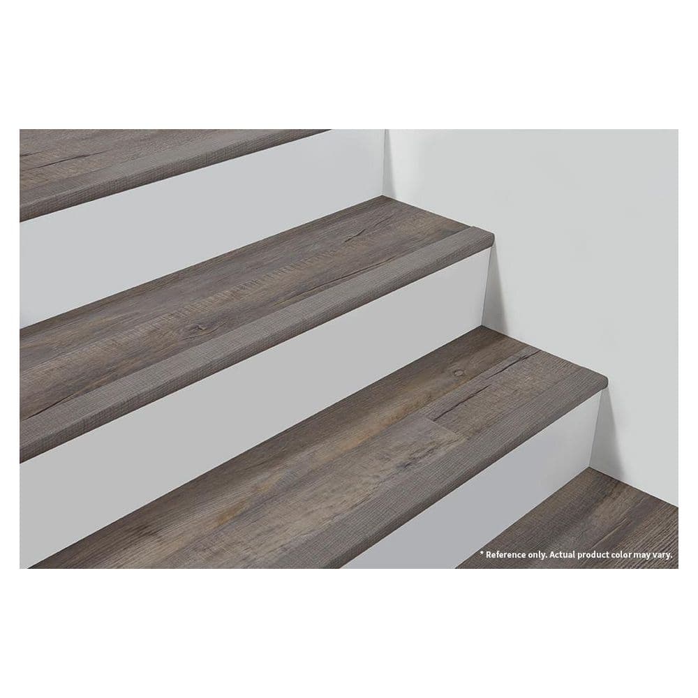 Classy Chic Runway Greige 1 in. T x 2 in. W x 94 in. L Stair Nose Molding