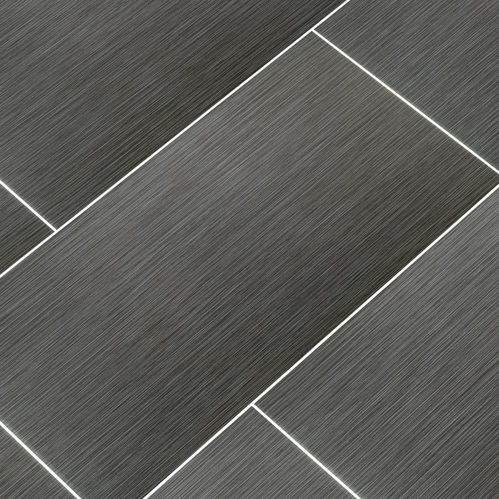 MSI Metro Glacier 12 in. x 24 in. Matte Porcelain Floor and Wall Tile, 16 sq. ft./Case