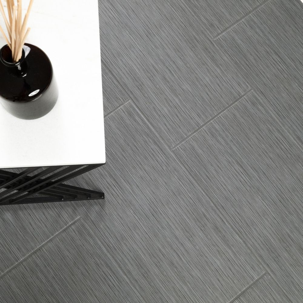MSI Metro Gris 12 in. x 24 in. Matte Porcelain Floor and Wall Tile (16 sq. ft. per case)