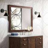 James Martin Vanities Addison 36" Rectangular Wall Mirror - Mid-Century Acacia