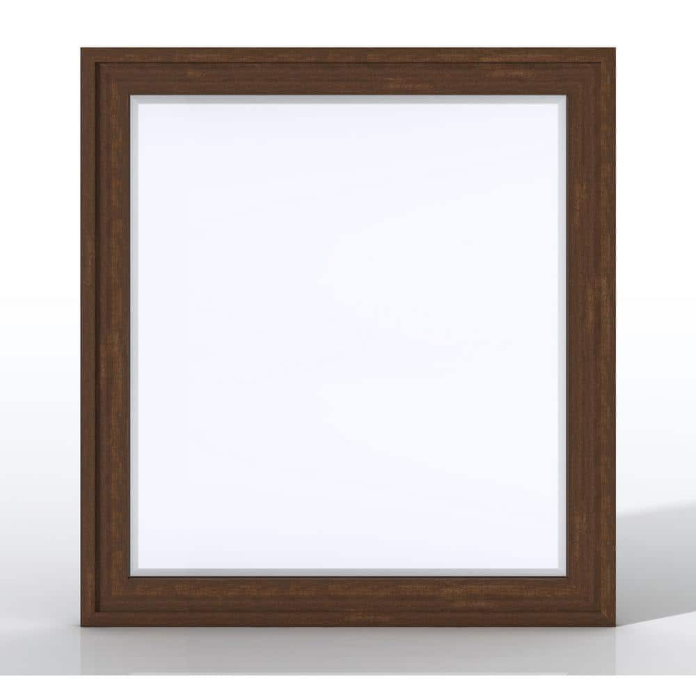 James Martin Vanities Addison 36" Rectangular Wall Mirror - Mid-Century Acacia