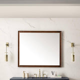 James Martin Vanities Glenbrook 48" Mid-Century Walnut Vanity Mirror