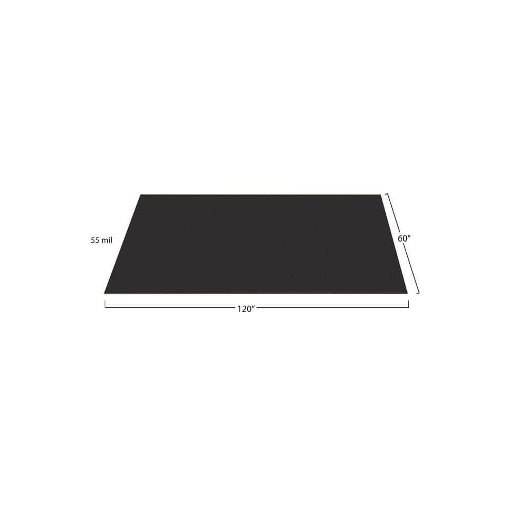 G-Floor Levant 5 ft. x 10 ft. Midnight Black Vinyl Universal Flooring