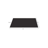 G-Floor Levant 5 ft. x 10 ft. Midnight Black Vinyl Universal Flooring