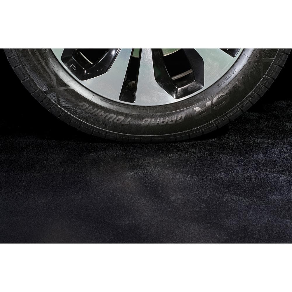 G-Floor Levant 5 ft. x 10 ft. Midnight Black Vinyl Universal Flooring