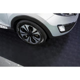 G-Floor Levant 8.5 ft. x 22 ft. Midnight Black Vinyl Universal Flooring
