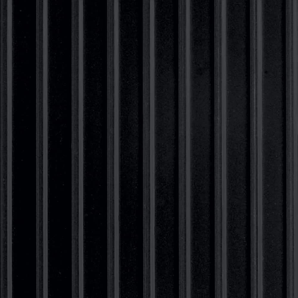 G-Floor Rib 5 ft. x 10 ft. Midnight Black Vinyl Garage Flooring Cover and Protector