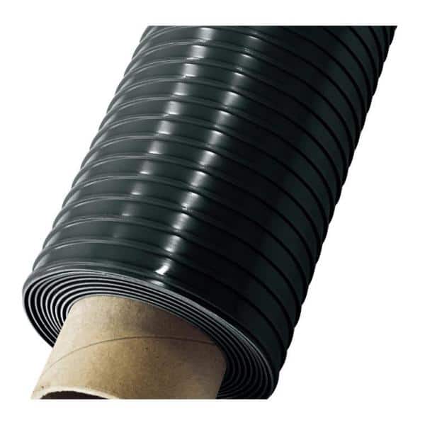 G-Floor Rib 7.5 ft x 17 ft Midnight Black Vinyl Garage Flooring Cover and Protector