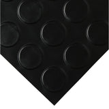 G-Floor Coin 10 ft. x 24 ft. Midnight Black Commercial Grade Vinyl Garage Flooring Cover and Protector