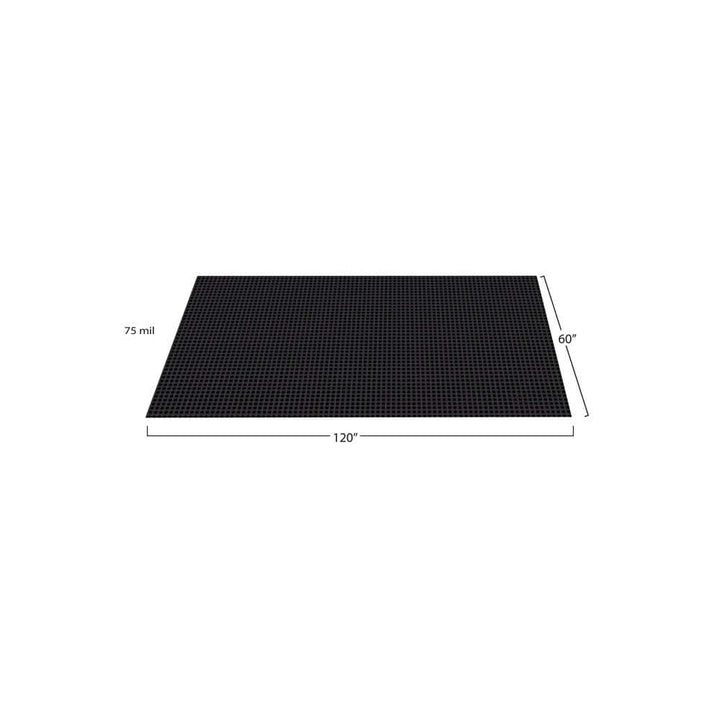 G-Floor Coin 5 ft. x 10 ft. Midnight Black Commercial Grade Vinyl Garage Flooring Cover and Protector