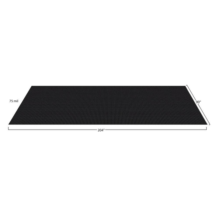G-Floor Coin 7.5 ft. x 17 ft. Midnight Black Commercial Grade Vinyl Garage Flooring Cover and Protector