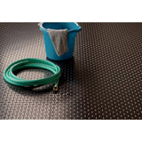 G-Floor Diamond Tread 10 ft. x 24 ft. Midnight Black Commercial Grade Vinyl Garage Flooring Cover and Protector