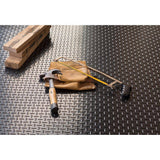 G-Floor Diamond Tread 7.5 ft. x 17 ft. Midnight Black Commercial Grade Vinyl Garage Flooring Cover and Protector