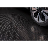 G-Floor Diamond Tread 7.5 ft. x 17 ft. Midnight Black Commercial Grade Vinyl Garage Flooring Cover and Protector