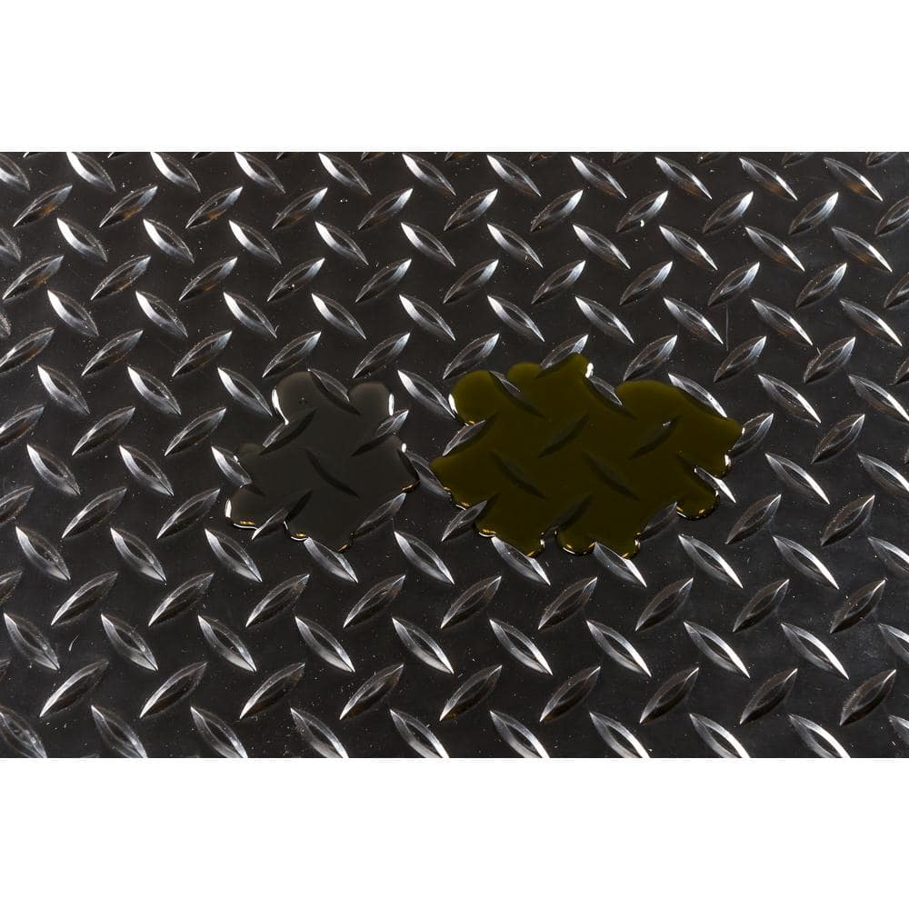 G-Floor Diamond Tread 7.5 ft. x 17 ft. Midnight Black Commercial Grade Vinyl Garage Flooring Cover and Protector