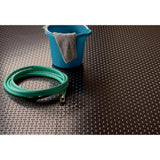 G-Floor Diamond Tread 7.5 ft. x 17 ft. Midnight Black Commercial Grade Vinyl Garage Flooring Cover and Protector