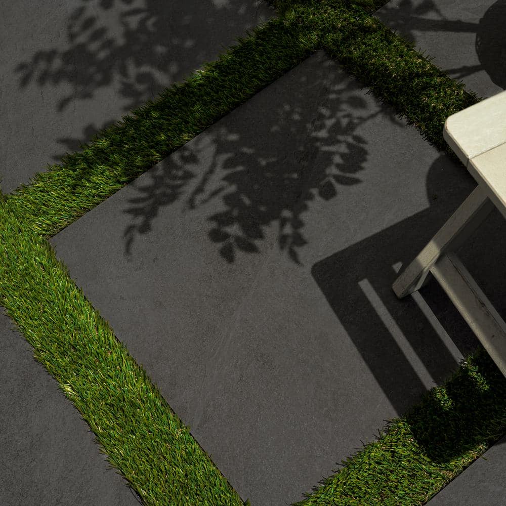 MSI Midnight Montage 2 cm. x  24 in. x 24 in. Matte Porcelain Stone Look Paver (8 sq. ft./Case)