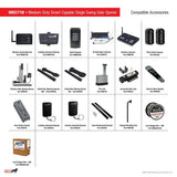 Mighty Mule Medium Duty Single Swing Gate Opener Smart and Solar Capable