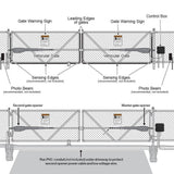 Mighty Mule Heavy Duty Dual Swing Gate Opener Smart and Solar Capable