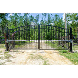 Mighty Mule Heavy Duty Dual Swing Smart Ready Gate Opener Estate Combo Kit Solar Capable