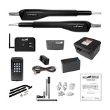 Mighty Mule Heavy Duty Dual Swing Smart Ready Gate Opener Estate Combo Kit Solar Capable
