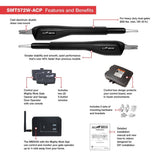 Mighty Mule Heavy Duty Dual Swing Smart Ready Gate Opener Access Kit Solar Capable