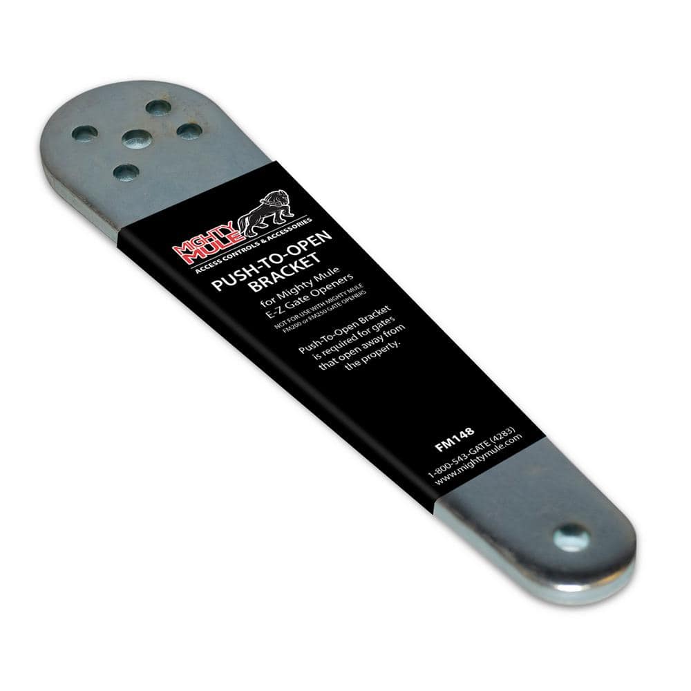Mighty Mule Push to Open Gate Bracket for Driveway Gate Opener