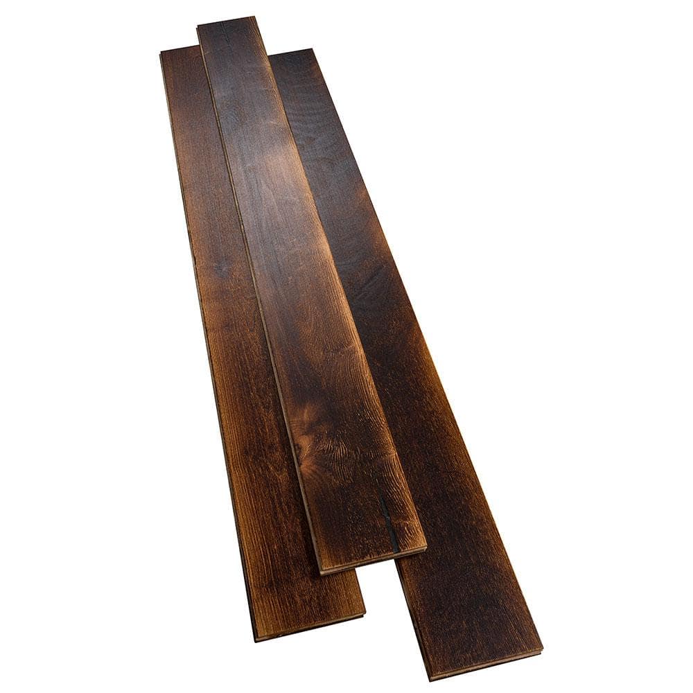 HOMELEGEND Milan Maple 9/16 in. T x 7.5 in. W Wire Brushed Engineered Hardwood Flooring (31.1 sqft/case)