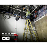 Milwaukee M18 18-Volt Cordless ROCKET Tower Light + 21° Framing Nailer Kit with Two 6.0Ah HIGH OUTPUT Batteries