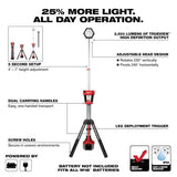 Milwaukee M18 18-Volt Cordless ROCKET Tower Light + 21° Framing Nailer Kit with Two 6.0Ah HIGH OUTPUT Batteries