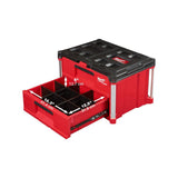 Milwaukee 1/2 in. Drive SAE/Metric Mechanics Tool Set (47-Piece) with PACKOUT 2-Drawer Tool Box