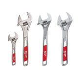 Milwaukee Adjustable Wrench Set, 4-Piece (6, 8, 10, 12 in.)