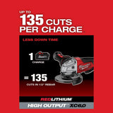Milwaukee M18 FUEL 18-Volt Brushless 4-1/2 in./5 in. Cordless Angle Grinder Kit, Paddle Switch No-Lock, with 4-1/2 in. Diamond Blade