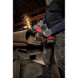 Milwaukee M18 FUEL 18-Volt Brushless Cordless 4-1/2 in./5 in. Angle Grinder, Paddle Switch, with (2) 5.0Ah Batteries & Charger