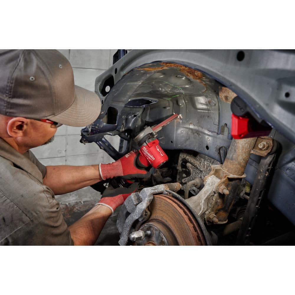 Milwaukee M12 FUEL 12V Lithium-Ion Brushless Cordless 1/2 in. x 18 in. Bandfile and M12 FUEL 3 in. Cut Off Saw